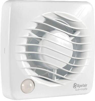 Xpelair LV100 Low Voltage Extractor Fan With PIR Sensor (100mm, 12v).