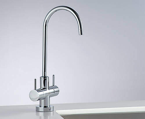 Zip Arc Design Filtered Chilled & Ambient Water Tap (Bright Chrome).
