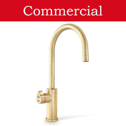 Zip Arc Design Filtered Boiling Water Tap (41 - 60 People, Brushed Gold).