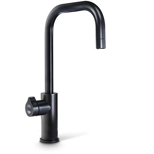 Zip Cube Design Filtered Boiling, Chilled & Sparkling Water Tap (Matt Black).