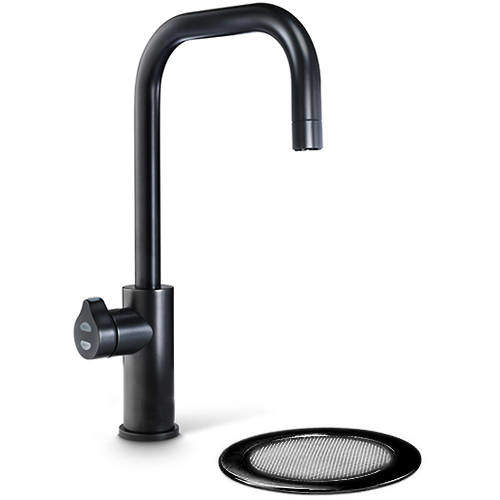 Zip Cube Design Filtered Boiling & Chilled Water Tap & Font (Matt Black).