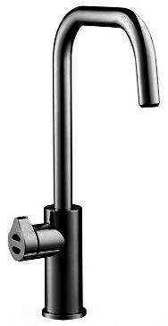 Zip Cube Design Filtered Boiling Hot & Ambient Water Tap (Matt Black).