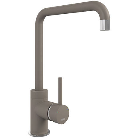 Larger image of 1810 Purquartz Cascata Kitchen Tap (Concrete & Chrome).