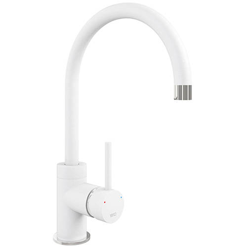 Example image of 1810 Kitchen Sink & Tap Pack, 1.0 Bowl (860x500, Polar White).