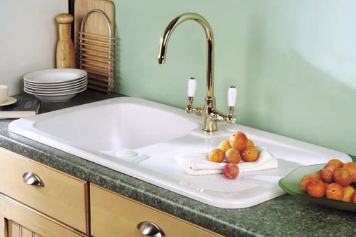 Example image of Astracast Sink Aquitaine 1.0 bowl ceramic kitchen sink.