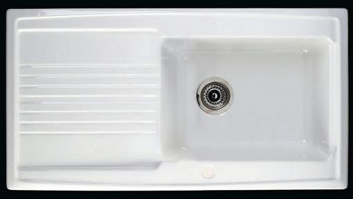 Larger image of Astracast Sink Equinox 1.0 bowl ceramic kitchen sink.