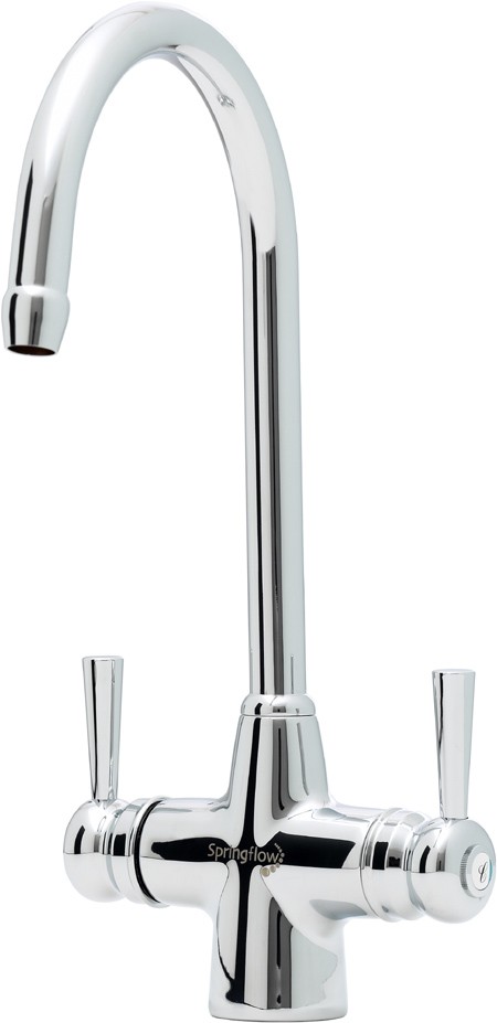 Larger image of Astracast Springflow Jordon Water Filter Kitchen Tap in Chrome.