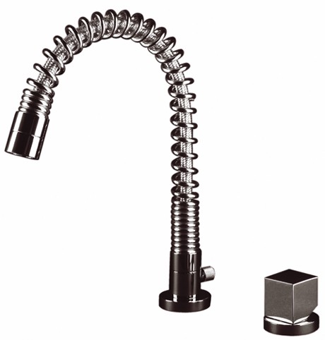 Larger image of Astracast Nexus Lucido spring spout chrome kitchen tap.
