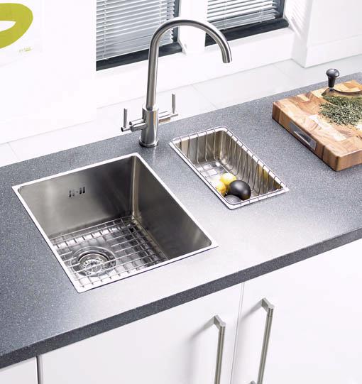 Example image of Astracast Sink Onyx medium bowl flush inset kitchen sink & Extras.
