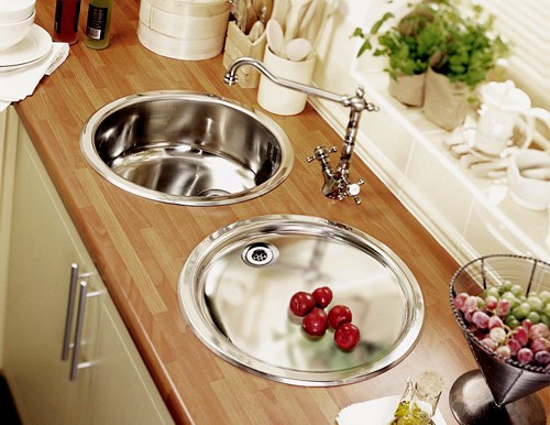 Astracast Sink Onyx Inset Round Kitchen Drainer In