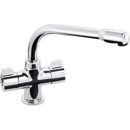 Larger image of Abode Aspley Monobloc Kitchen Tap (Chrome).