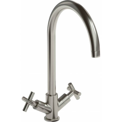 Larger image of Abode Antila Monobloc Kitchen Tap (Brushed Nickel).