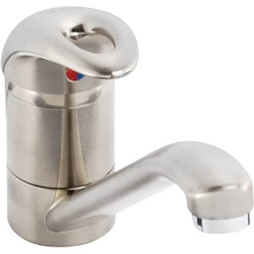 Larger image of Abode Ursa Single Lever Kitchen Tap (Brushed Nickel).