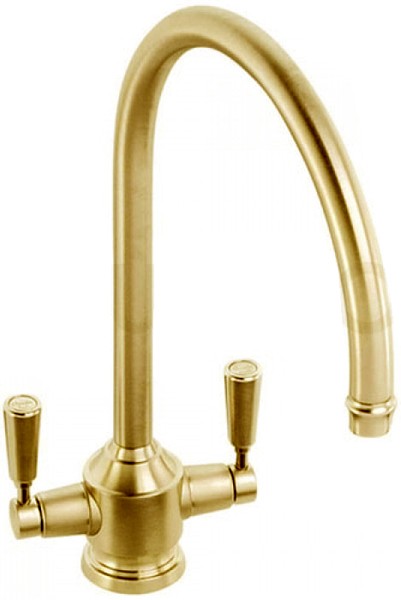 Larger image of Abode Hargrave Kitchen Tap With Swivel Spout (Antique Bronze).