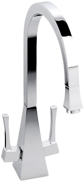 Example image of Abode Decadence Dual Lever Kitchen Tap (Chrome).