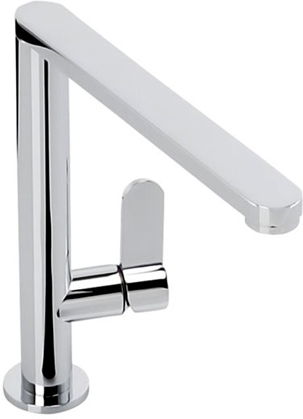 Abode Linear Monobloc Kitchen Tap With Swivel Spout (Chrome).