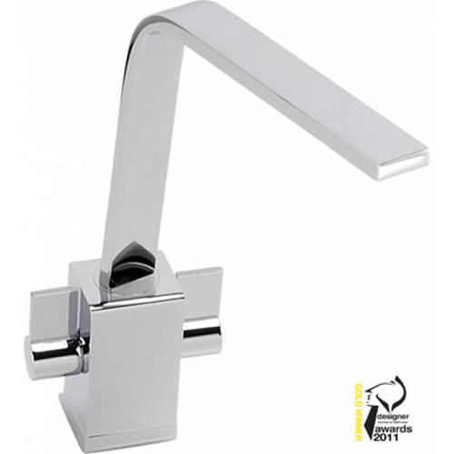 Larger image of Abode Verso Monobloc Kitchen Tap (Chrome).