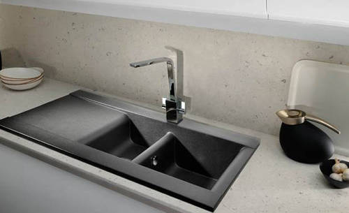 Example image of Abode Verso Monobloc Kitchen Tap (Chrome).