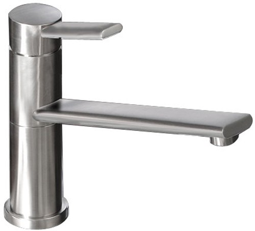 Abode Specto Kitchen Tap With Swivel Spout (Brushed Nickel).