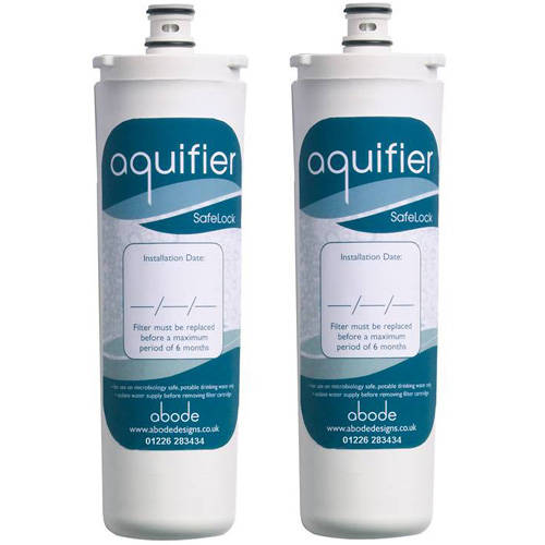 Larger image of Abode 2 x Aquifier Carbon Filter Cartridge (Normal Water).