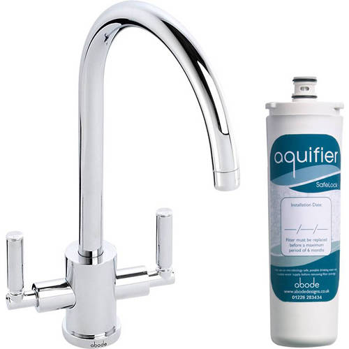 Abode Atlas Aquifier Water Filter Kitchen Tap (Chrome).