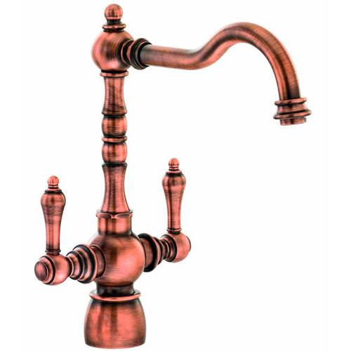 Larger image of Abode Bayenne Monobloc Kitchen Tap (Century Copper).