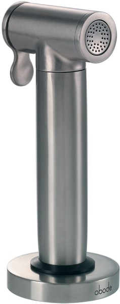 Larger image of Abode Axell Pull Out Hand Spray Kitchen Rinser (Stainless Steel) AT1107.