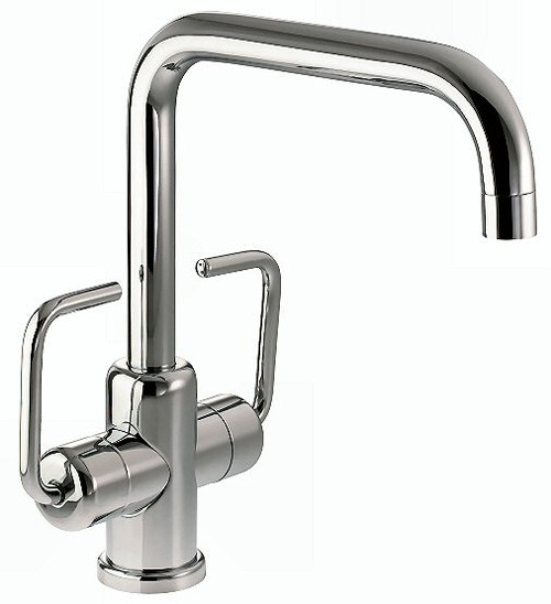 Larger image of Abode Milo Monobloc Kitchen Tap (Chrome).