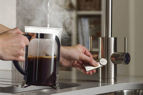 Example image of Abode Pronteau Project Kitchen Tap, Boiling, Hot, Cold & Filtered (B Nickel).