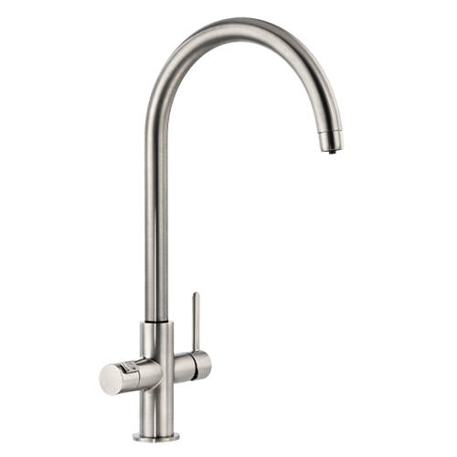 Abode Gold Pronteau 3 In 1 Boiling Water Filtered Kitchen Tap (Br Nickel).