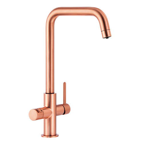 Larger image of Abode Pronteau 3 In 1 Boiling Water Filtered Kitchen Tap (Urban Copper).