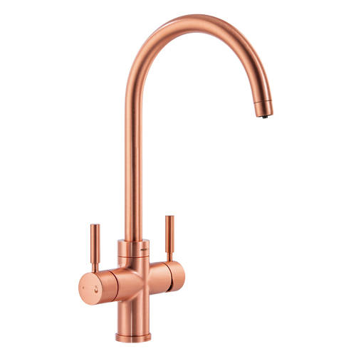 Larger image of Abode Pronteau 4 In 1 Boiling Water Filtered Kitchen Tap (Urban Copper).