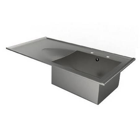 Example image of Acorn Thorn Catering Sink With LH Drainer 1000mm (Stainless Steel).