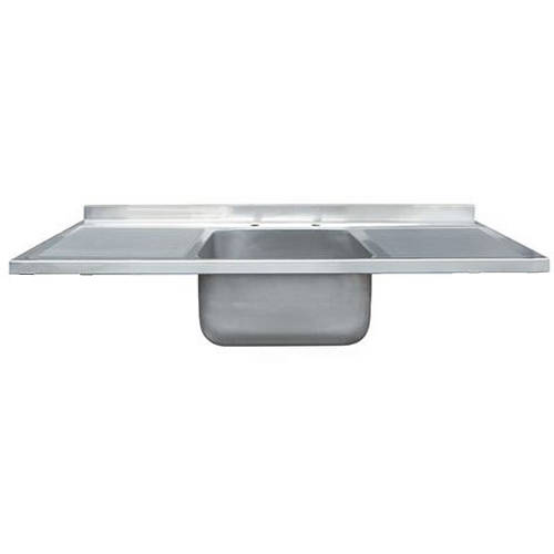Larger image of Acorn Thorn Catering Sink With Double Drainer 1800mm (Stainless Steel).