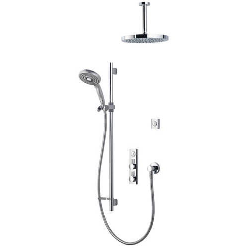 Larger image of Aqualisa HiQu Digital Smart Shower Valve Kit 03 (HP, Combi).