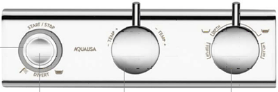 Technical image of Aqualisa HiQu Digital Bath Valve Kit 09 & Overflow Bath Filler (HP, Combi).