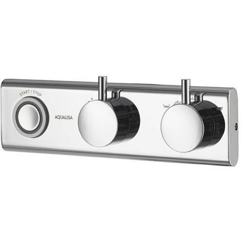 Example image of Aqualisa HiQu Digital Bath Valve Kit 12 With Bath Filler & Shower Kit (Gravity).