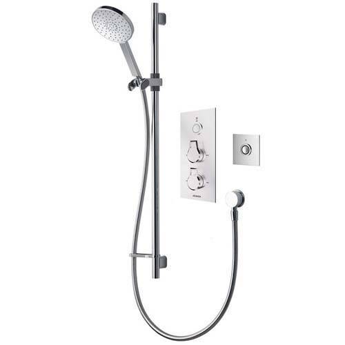 Larger image of Aqualisa Infinia Digital Shower Pack 35 (Chrome Astratta Handles, GP).