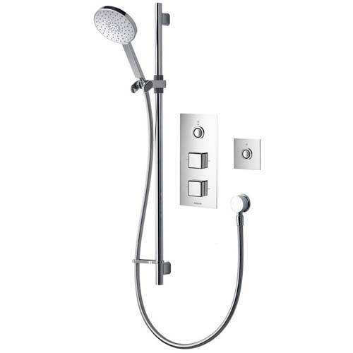 Larger image of Aqualisa Infinia Digital Shower Pack 27 (Chrome Piazza Handles, GP).