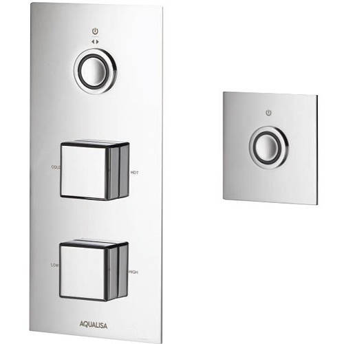 Example image of Aqualisa Infinia Digital Shower Pack 27 (Chrome Piazza Handles, GP).