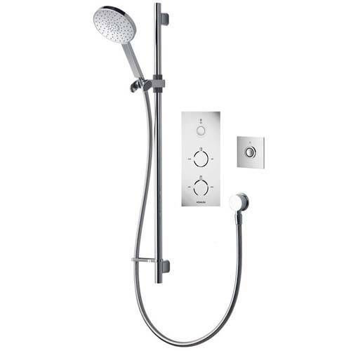 Larger image of Aqualisa Infinia Digital Shower Pack 32 (Chrome Tondo Handles, HP).