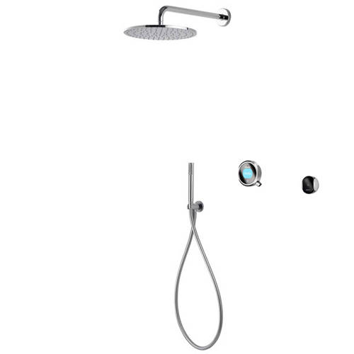 Larger image of Aqualisa Q Smart Shower Pack 03C With Remote & Chrome Accent (HP).