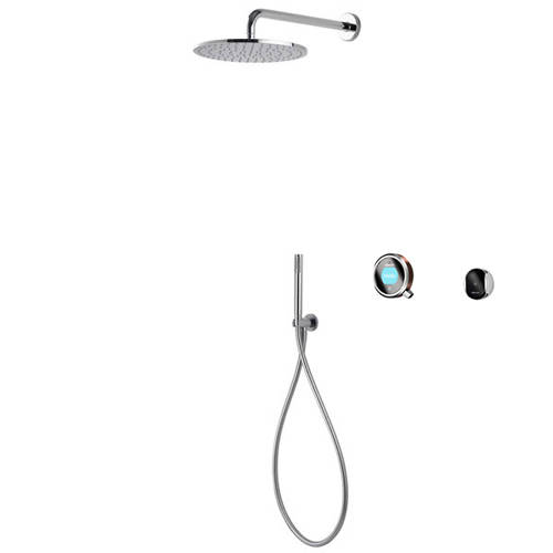 Larger image of Aqualisa Q Smart Shower Pack 03RG With Remote & Rose Gold Accent (HP).
