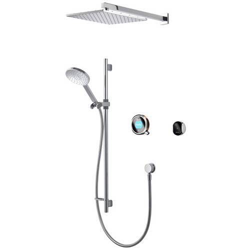 Larger image of Aqualisa Q Smart Shower Pack 07RG With Remote & Rose Gold Accent (HP).