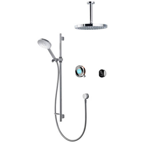 Larger image of Aqualisa Q Smart Shower Pack 11RG With Remote & Rose Gold Accent (HP).