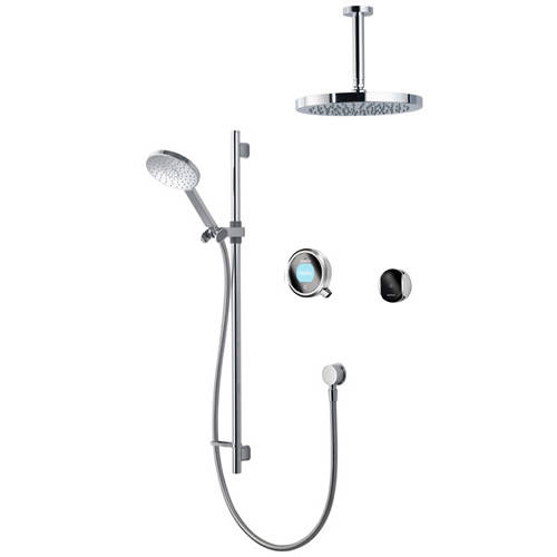 Larger image of Aqualisa Q Smart Shower Pack 11S With Remote & Silver Accent (HP).