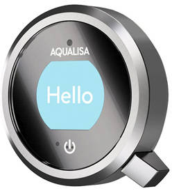 Example image of Aqualisa Q Q Smart 15GR With Round Shower Head, Arm & Grey Accent (HP).