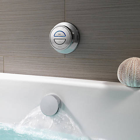 Larger image of Aqualisa Rise Digital Bath Filler Tap With Overflow Bath Filler (HP).
