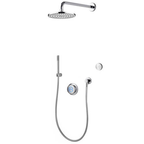 Larger image of Aqualisa Rise Digital Shower With Remote, Hand Shower & Fixed Head (HP).