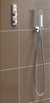 Example image of Aqualisa HiQu Digital Smart Shower Valve With Remote Control (HP, Combi).